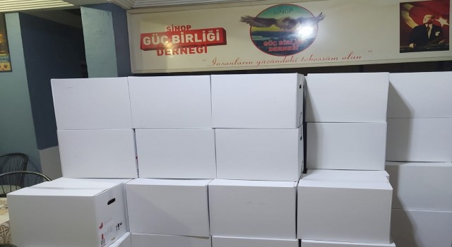Sinop Güç Birliği Derneği, Ramazanda bin 250 aileye ulaştı
