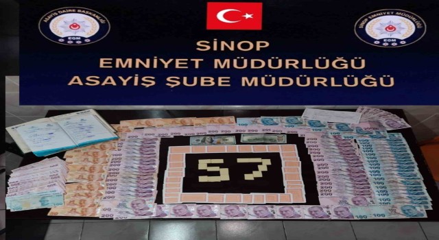 Sinopta kumar operasyonu: 8 kişiye 79 bin lira ceza kesildi