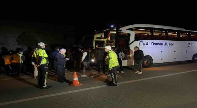 Sinopta yolcu otobüsü devrildi: 9 yaralı