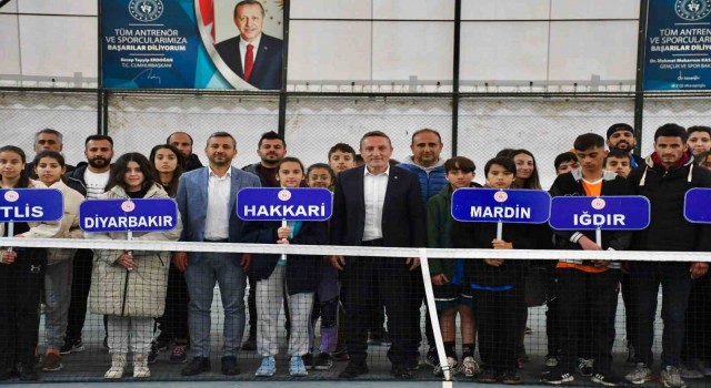 Şırnakta tenis turnuvası düzenlendi