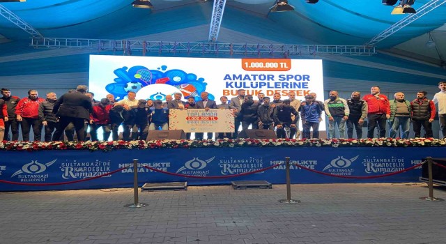 Sultangazi Belediyesinden amatör spor kulüplerine 1 milyonluk destek