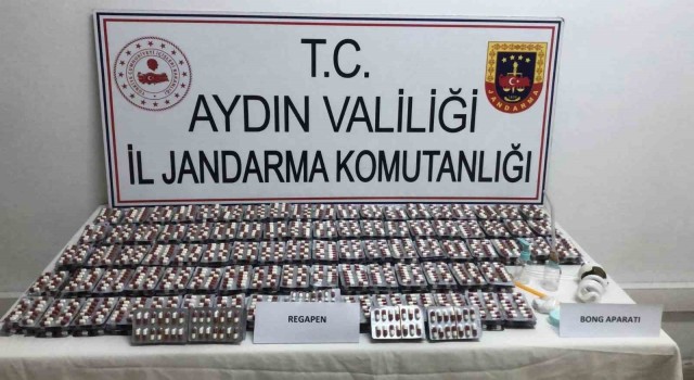 Sultanhisarda 6 bin adet sentetik uyuşturucu hap ele geçirildi