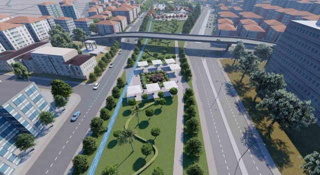 Tarsusu ikiye bölen tren yolu yer altına iniyor