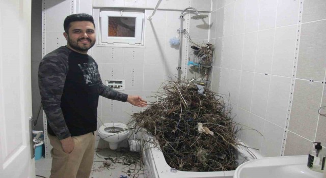 Tatilden evine dönen vatandaş gördüğü manzara karşısında şaşkına döndü