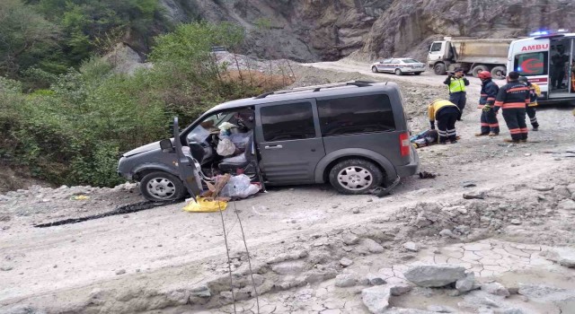 Trabzonda trafik kazası: 3 yaralı