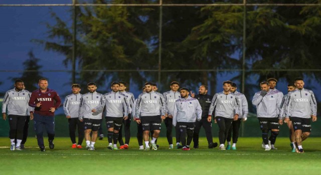 Trabzonspor 3 günlük iznin ardından Konyaspor hazırlıklarına başladı