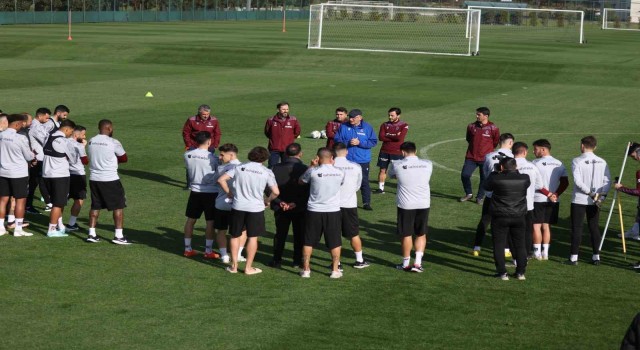 Trabzonspor, Sivasspor maçı hazırlıklarına ara vermeden başladı