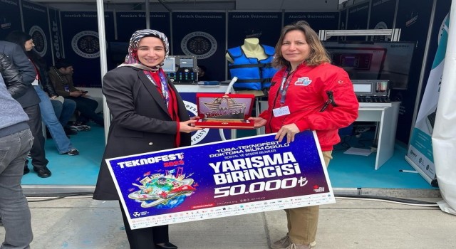 TÜBA Teknofest Doktora Bilim Ödülüne dr. Sümeyye Ulaş layık görüldü