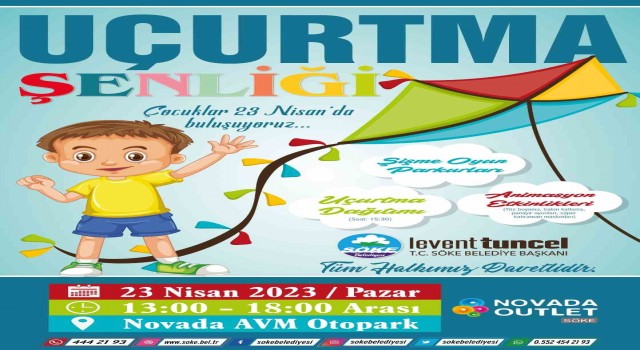 Uçurtma Şenliği 23 Nisan coşkusuna renk katacak