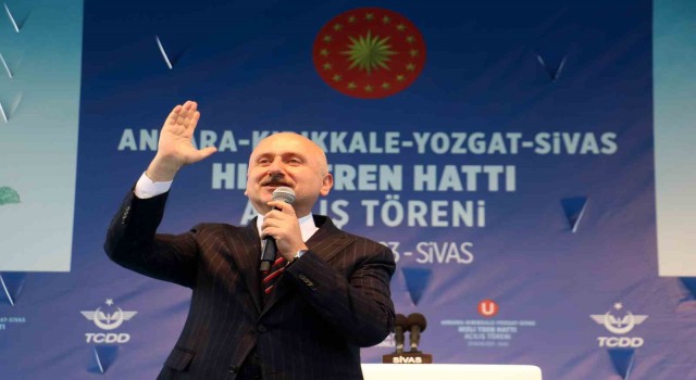 Ulaştırma ve Altyapı Bakanı Karaismailoğlu: Baküye kadar hızlı trenle gideceğiz”