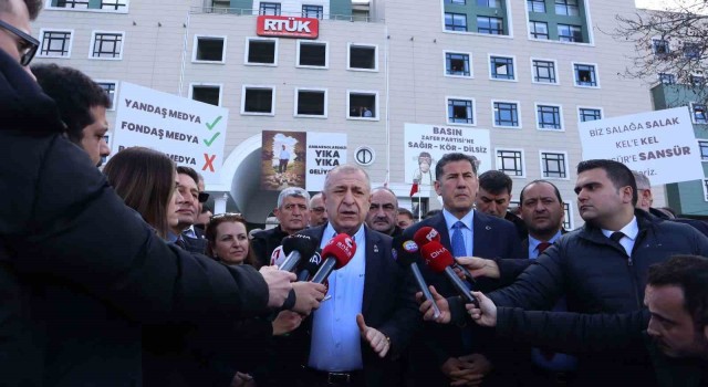 Ümit Özdağ: “Televizyonlarda olmayabiliriz ama meydanlarda olmaya devam edeceğiz”