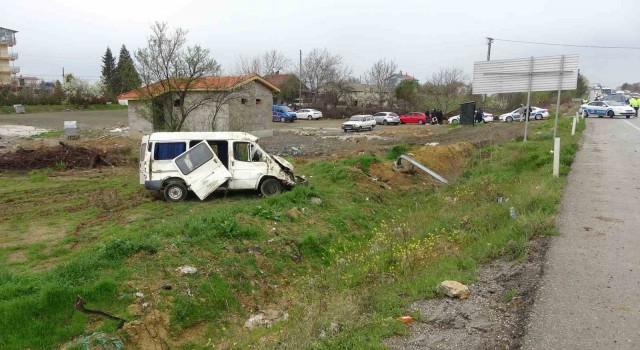 Uşakta zincirleme trafik kazası: 5 yaralı