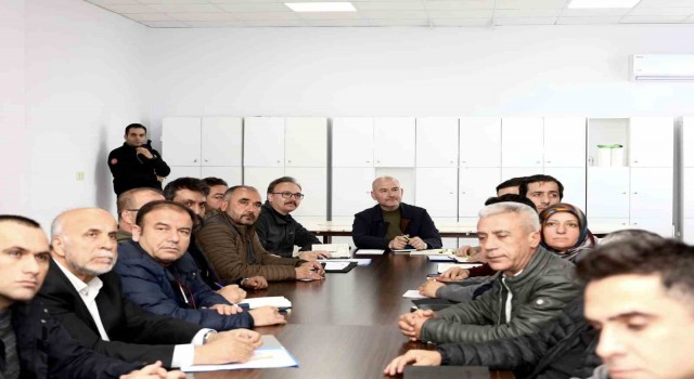 Vali Kızılkaya Bakan Soylu ile toplantıya katıldı