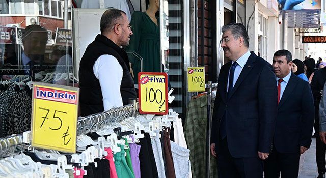 Vali Yılmaz, esnaf ziyaretlerini sürdürüyor