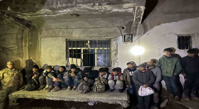 Vanda 13 Afganistan uyruklu düzensiz göçmen yakalandı