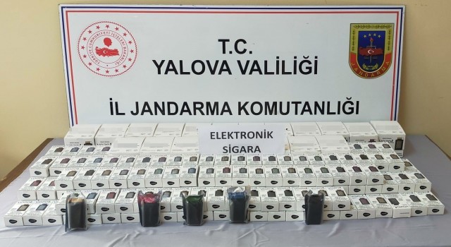 Yalovada 290 adet elektronik sigara ele geçirildi