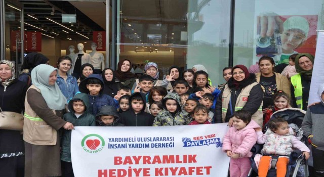 Yardım derneği Diyarbakırda depremzede çocukları unutmadı