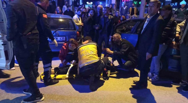 Yayaya çarpan sürücü aracını park edip gitti