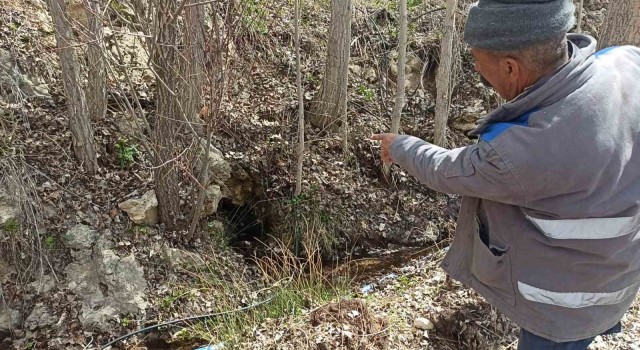 Yıllardır akan pınarlar kurudu, yeni su kaynakları oluştu