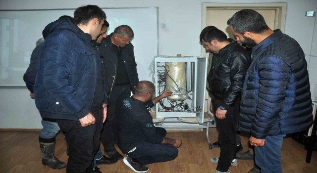 Yüksekovada doğalgaz ustaları yetişiyor