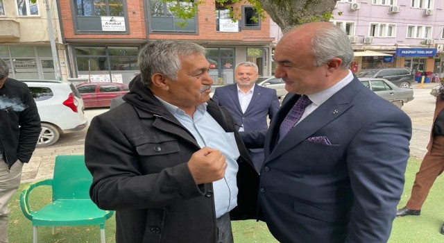 Yusuf Garip, Çivrilde hemşehrileriyle kucaklaştı