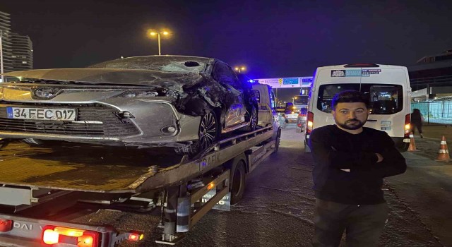 Zincirlikuyuda makas atan sürücü zincirleme kazaya neden oldu: 8 yaralı