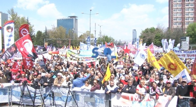 1 Mayıs Ankarada kutlandı