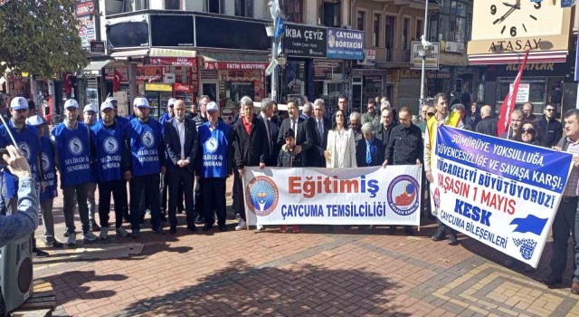 1 Mayıs İşçi Bayramı Çaycumada coşkuyla kutlandı