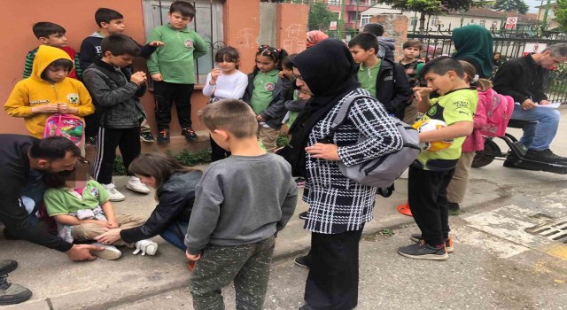 1. sınıf öğrencisine otomobil çarptı
