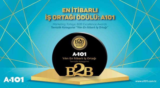 A101e B2B Excellence Awardsda en itibarlı iş ortağı ödülü