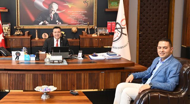 Adana OSB Bölge Müdürü Akpınar, OKÜ’yü ziyaret etti