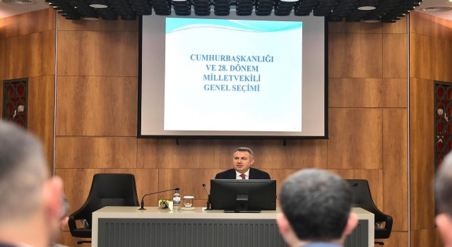 Adanada “seçim güvenliği” toplantısı yapıldı