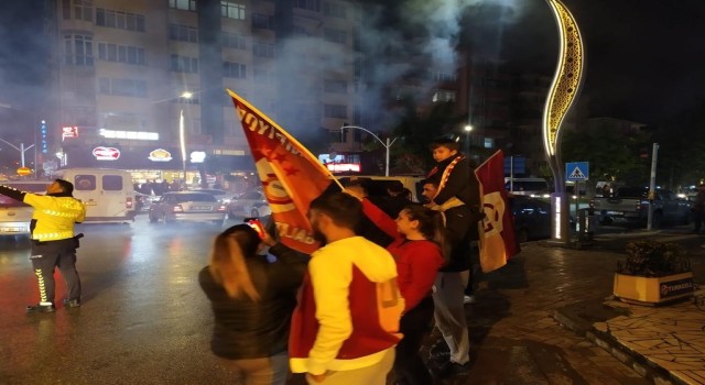 Afyonkarahisarda sevincin adı Galatasaray