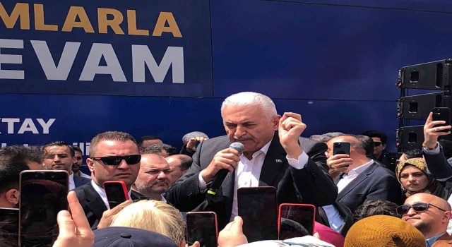 AK Parti Genel Başkanvekili Yıldırım: “Pazar günü yapılacak seçimde ilk defa terör örgütleri de sandığa geliyor”