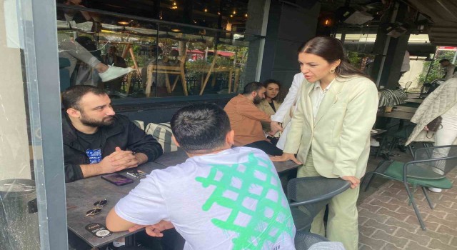 AK Parti İstanbul 3. Bölge Milletvekili Ayan, Yeşilköyde Cumhurbaşkanı Erdoğana destek istedi