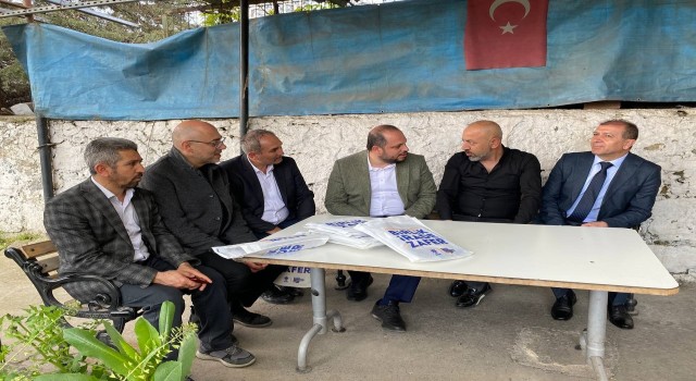AK Parti İstanbul Milletvekili Adayı Aydoğan Ahıakan Kartalda taksici esnafıyla buluştu