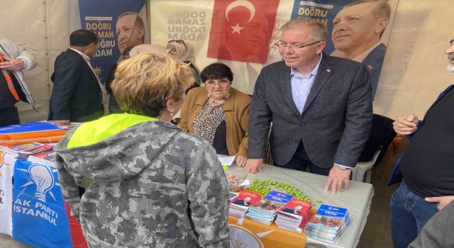 AK Parti milletvekili adayı Kıymaz, Sarıyerde destek istedi