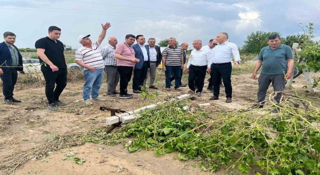 AK Partili Baybaturdan sel mağduru çiftçileri rahatlatan açıklama