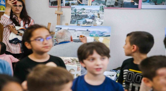 Aktif yaş alma merkezi minik konuklarını ağırladı