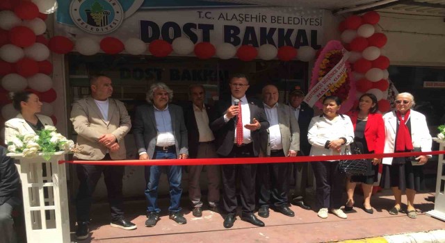 Alaşehirde ihtiyaç sahipleri için Dost Bakkal açıldı