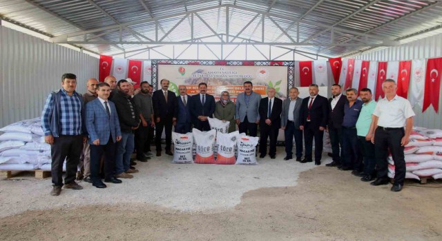 Amasyada çiftçilere yem bitkisi tohumu dağıtıldı