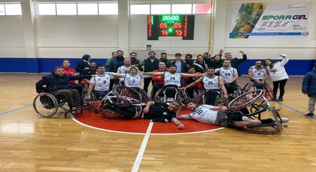 Amedspor tekerlekli sandalye basketbol takımı 1. Ligde