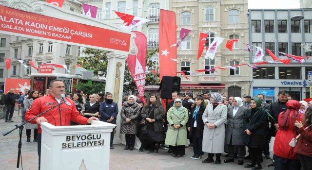 Anneler Gününe özel “Galata Kadın Emeği Çarşısı” açıldı