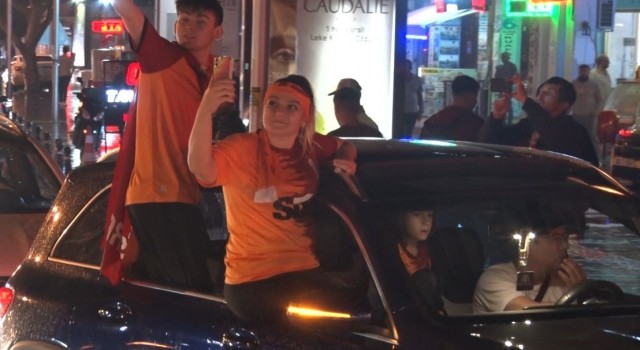 Antalyada şampiyonluk konvoyu