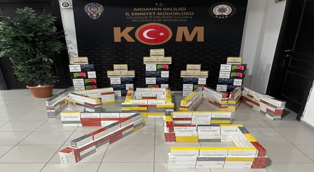 Ardahanda kaçakçılık operasyonunda 2 kişi yakalandı