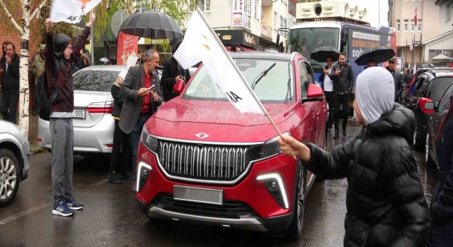 Ardahanda yağışlı havaya rağmen Togga yoğun ilgi