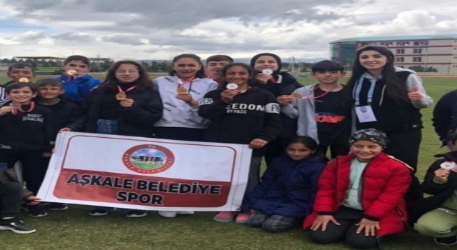 Aşkale Belediyesporun atletizm başarısı gururlandırıyor