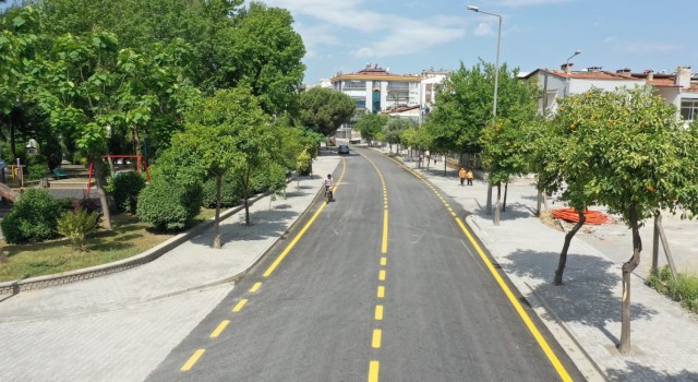 Aydın Büyükşehir Belediyesi Efeler Evliya Çelebi Caddesini yeniledi