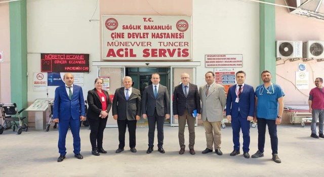 Aydın İl Sağlık Müdürü Şenkul, Çinedeki sağlık çalışmalarını inceledi