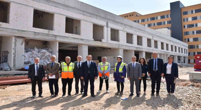 Aydın Şehir Hastanesinde çalışmalar hız kesmiyor